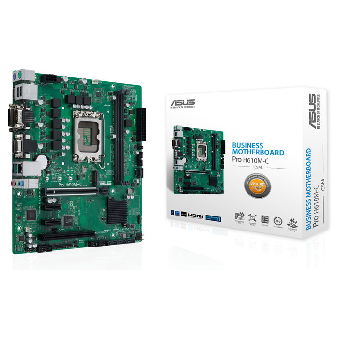 ASUS Pro H610M-C-CSM DDR5 LGA 1700 micro ATX