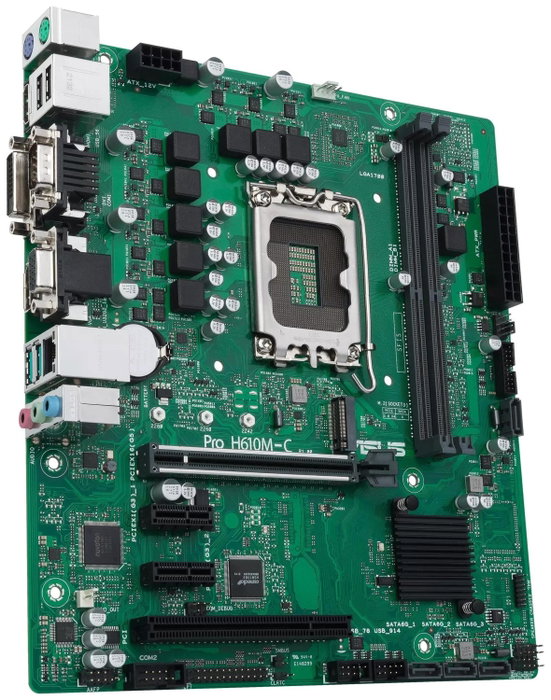 ASUS Pro H610M-C-CSM micro ATX DDR5 LGA 1700 ASUS Pro H610M-C-CSM micro ATX DDR5 LGA 1700