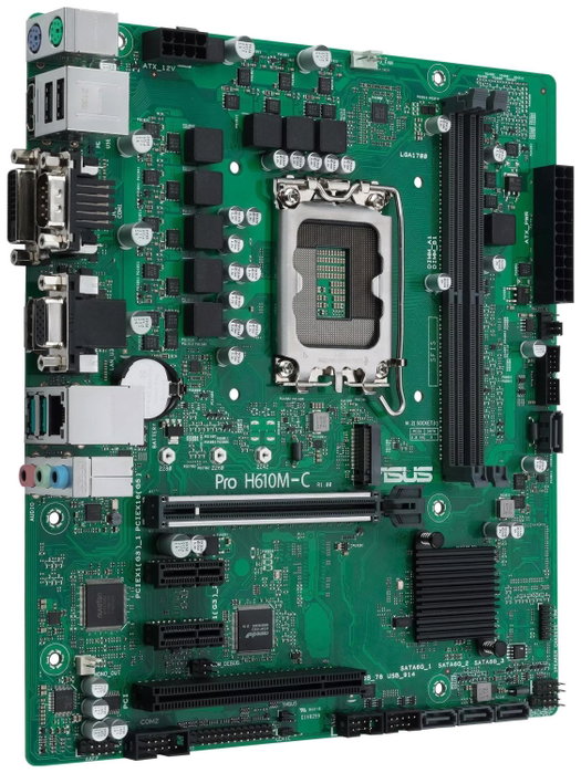 ASUS Pro H610M-C-CSM micro ATX DDR5 LGA 1700 ASUS Pro H610M-C-CSM micro ATX DDR5 LGA 1700