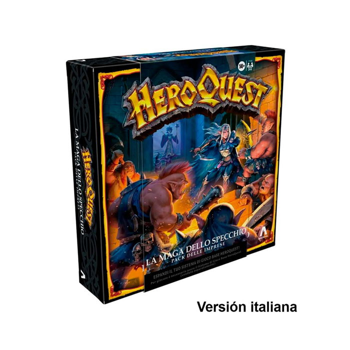 Hasbro Games Heroquest Pack The Mage Of The Mirror F7539 - Expansión de Juego de Mesa de Fantasía, Idioma Italiano