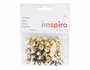 Innspiro Cascabeles de metal oro y plata 12mm 50u.