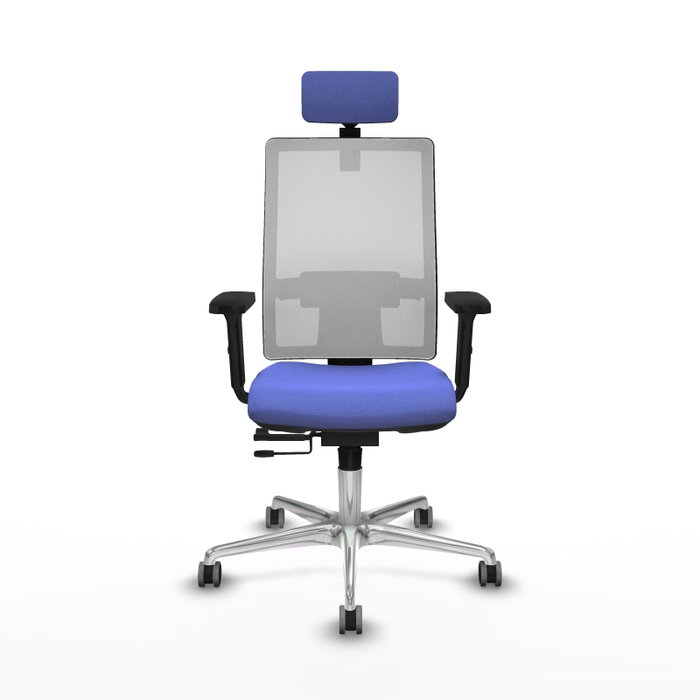 PIQUERAS Y CRESPO Silla de oficina Horna Azul claro y Blanco PIQUERAS Y CRESPO Silla de oficina Horna Azul claro y Blanco