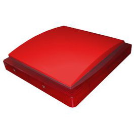 GO VEGA FIRE 24V SIREN RED/RED EN54 Sirena de seguridad certificada EN54 para sistemas de alarma contra incendios