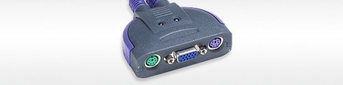 Aten CS62S Switch KVM de 2 puertos con cables integrados de 0,9 m Aten CS62S Switch KVM de 2 puertos con cables integrados de 0,9 m