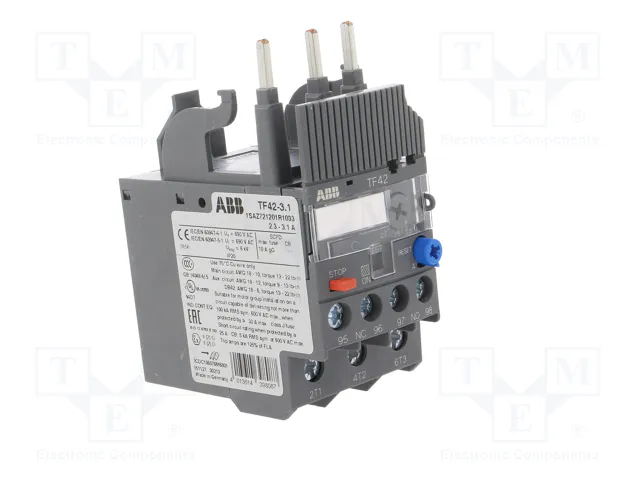 ABB TF42-3.1 Relé térmico 2,3÷3,1A AF ABB TF42-3.1 Relé térmico 2,3÷3,1A AF