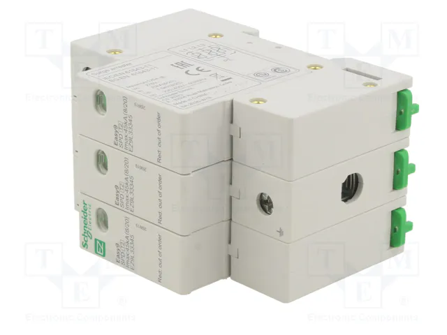 SCHNEIDER ELECTRIC Limitador de sobretensiones Easy9 EZ Tipo 2 de 3 polos SCHNEIDER ELECTRIC Limitador de sobretensiones Easy9 EZ Tipo 2 de 3 polos