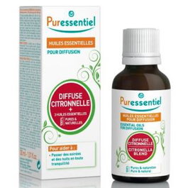 Puressentiel Difuss Anti-Pic Sinergia Ae Para Difusion 30Ml Aceites Esenciales Citronela Eucalipto Lavandin Hierba Limon