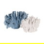 Figura Coral Azul Resina Decoración 27,50 X 13,50 X 19,50 cm