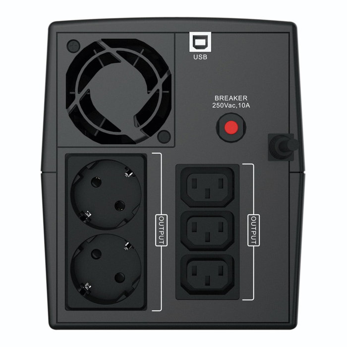 Conceptronic ZEUS04EM UPS 2200VA/1320W 5 Salidas AC
