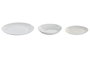 DKD Home Decor Vajilla Bandana Pastel de 18 Piezas en Porcelana Rosa, Azul y Blanco