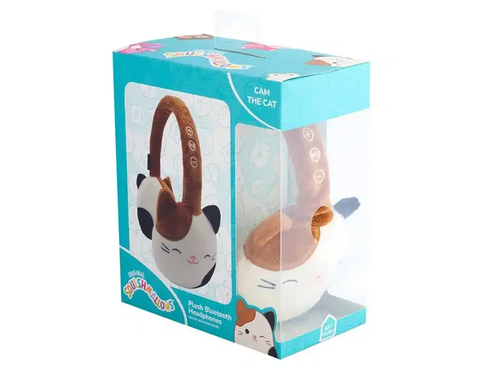 Wondee Auriculares Squishmallows Bluetooth de peluche Cam
