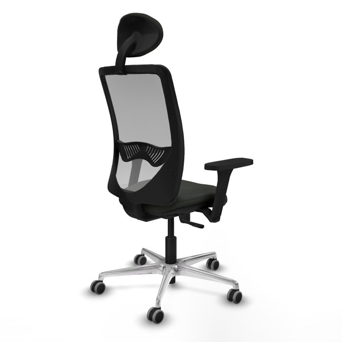 PIQUERAS Y CRESPO Silla de oficina Zulema con mecanismo Sincro, Negro y Gris PIQUERAS Y CRESPO Silla de oficina Zulema con mecanismo Sincro, Negro y Gris