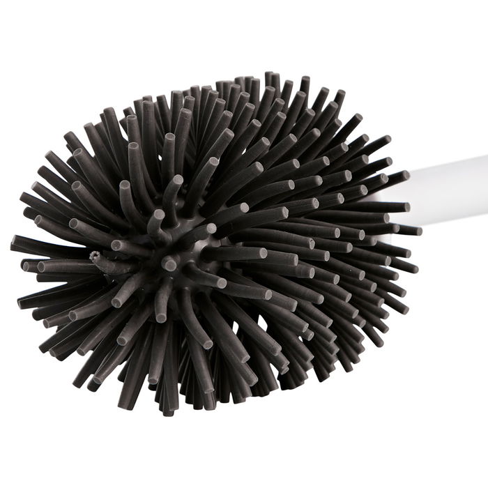 Day Escobilla WC con Cabezal Suave en Caucho Termoplástico (TPR) y Fijación Adhesiva