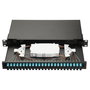 EQUIP LWL-Spleißkasten 24-Port LC-Duplex OM3 1U