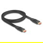 DeLOCK Cable Plano HDMI 2.1 Ultra Alta Velocidad 48 Gbps 8K 60Hz 5m - Negro, 3D, HDR, Dolby Vision, 240Hz, Referencia 81004