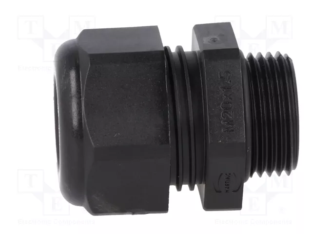 HARTING Prensaestopa M20 Negro IP68