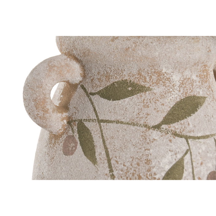 DKD Home Decor Jarrón de Cerámica Marrón 22x22x47 cm
