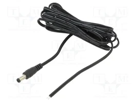 POS Cable de alimentación plano DC 5,5/2,5 de 3m