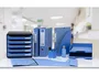 Exacompta Fichero de cajones sobremesa Big-Box Clean'Safe 5 cajones Azul A4+