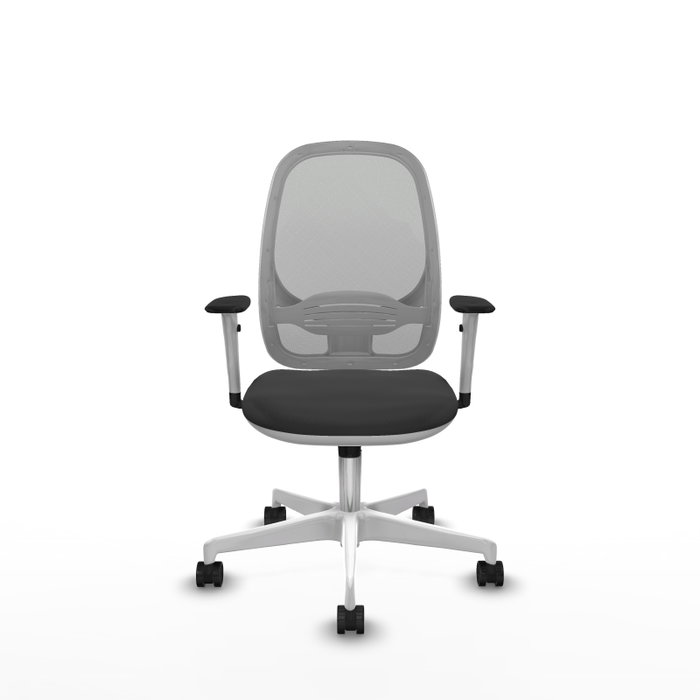 PIQUERAS Y CRESPO Silla de oficina Cilanco con mecanismo Sincro Gris