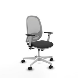 PIQUERAS Y CRESPO Silla de oficina Cilanco con mecanismo Sincro Gris