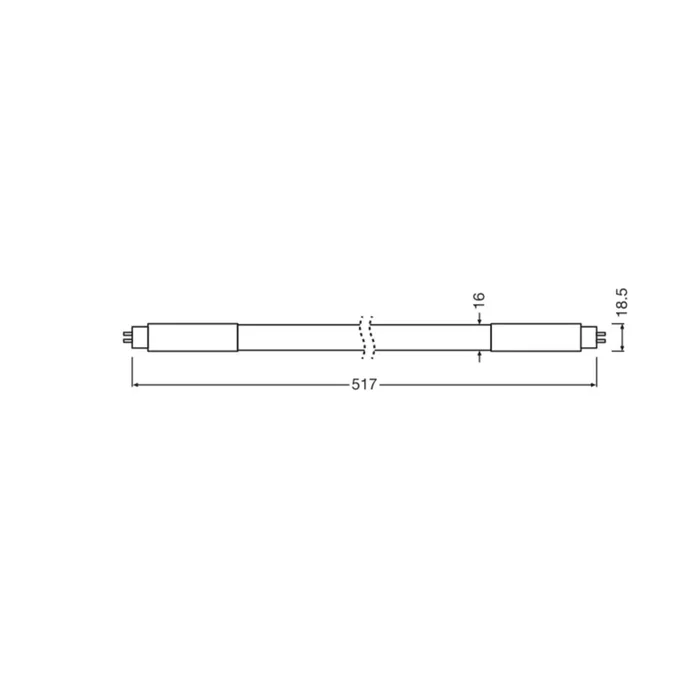 Ledvance Tubo LED T5 [LVE-4058075823679] 7W 850Lm 4000K 190º IP20