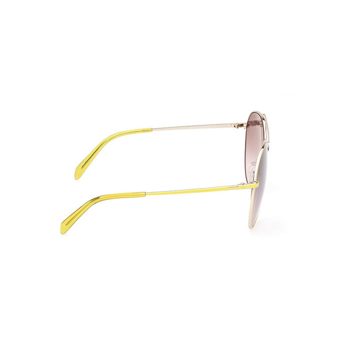 Emilio Pucci EP0206 41F Gafas de Sol Mujer Aviador Amarillo Metal Diametro Cristal 63 mm Emilio Pucci EP0206 41F Gafas de Sol Mujer Aviador Amarillo Metal Diametro Cristal 63 mm