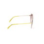Emilio Pucci EP0206 41F Gafas de Sol Mujer Aviador Amarillo Metal Diametro Cristal 63 mm