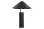 DKD Home Decor Lámpara de Sobremesa Metal Sombrero Negro