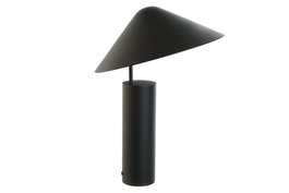 DKD Home Decor Lámpara de Sobremesa Metal Sombrero Negro