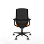 PIQUERAS Y CRESPO Silla de oficina Mardos Naranja y Negro