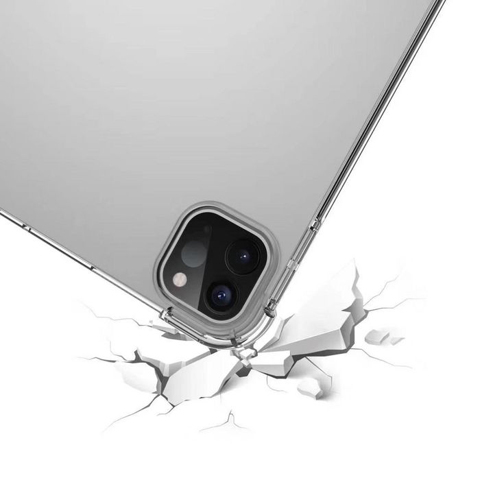 eSTUFF Funda blanda transparente para iPad Pro 13 (2025/2024) - Protección flexible de TPU