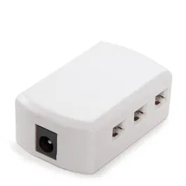 Cajetín Distribución 6 Vías para Tiras de LED Flexibles y Rígidas, Perfiles para Decoración, Iluminación Empotrada, Escalones, Vitrinas, Baños