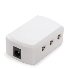 Cajetín Distribución 6 Vías para Tiras de LED Flexibles y Rígidas, Perfiles para Decoración, Iluminación Empotrada, Escalones, Vitrinas, Baños