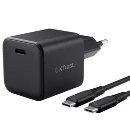 Trust Gaming 26143 TRU Cargador de Pared GaN USB-C 65W con Cable para Nintendo Switch 2