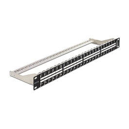 DeLOCK 43280 Patch Panel Keystone de 48 Puertos 1U
