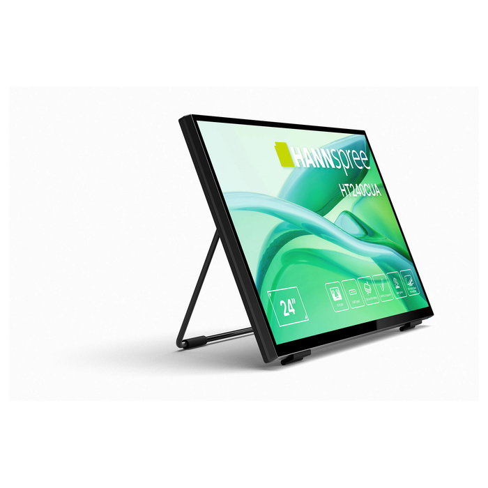 Hannspree HT240CUA Monitor táctil 23.8" Full HD 1920 x 1080 LED VA 100Hz 6ms HDMI DisplayPort USB-C Negro, con altavoces y soporte VESA Hannspree HT240CUA Monitor táctil 23.8" Full HD 1920 x 1080 LED VA 100Hz 6ms HDMI DisplayPort USB-C Negro, con altavoces y soporte VESA