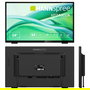 Hannspree HT240CUA Monitor táctil 23.8" Full HD 1920 x 1080 LED VA 100Hz 6ms HDMI DisplayPort USB-C Negro, con altavoces y soporte VESA
