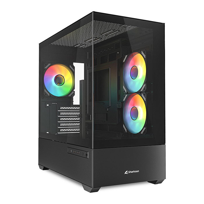 Sharkoon MK6 RGB Blanco Midi Tower Sharkoon MK6 RGB Blanco Midi Tower