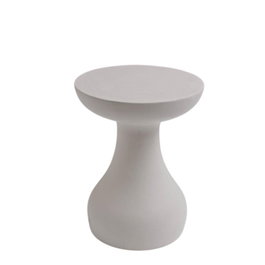 DKD Home Decor Mesita Auxiliar Moderno Blanco 40 x 50.5 x 40 cm