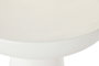 DKD Home Decor Mesita Auxiliar Moderno Blanco 40 x 50.5 x 40 cm