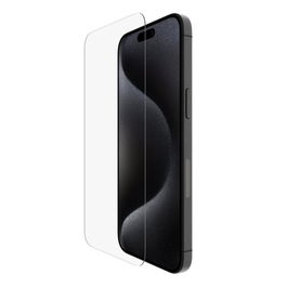 Belkin OVA160HQ ScreenForce - Protector de Pantalla de Vidrio Templado 9H Antibacteriano para Apple iPhone 16 Pro Max