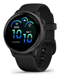 Garmin Vívoactive 6 Reloj Inteligente GPS 42 mm Pantalla AMOLED Táctil 1.2'' 390x390 píxeles 8 GB WiFi Negro con Correa de Silicona