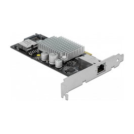 DeLOCK GE10P-PCIE4XG301 Tarjeta de Red PCI Express x4 10 Gigabit LAN con PoE+