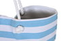 DKD Home Decor Bolso de Rayas en Poliester y Yute 56x19x71 cm