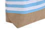 DKD Home Decor Bolso de Rayas en Poliester y Yute 56x19x71 cm