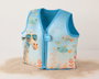 KioKids Ocean Dreams Chaleco De Flotación Para Bebés y Niños 12-24 Meses 11-15 kg Azul Neopreno con Corchos Extraíbles y Ajuste Seguro