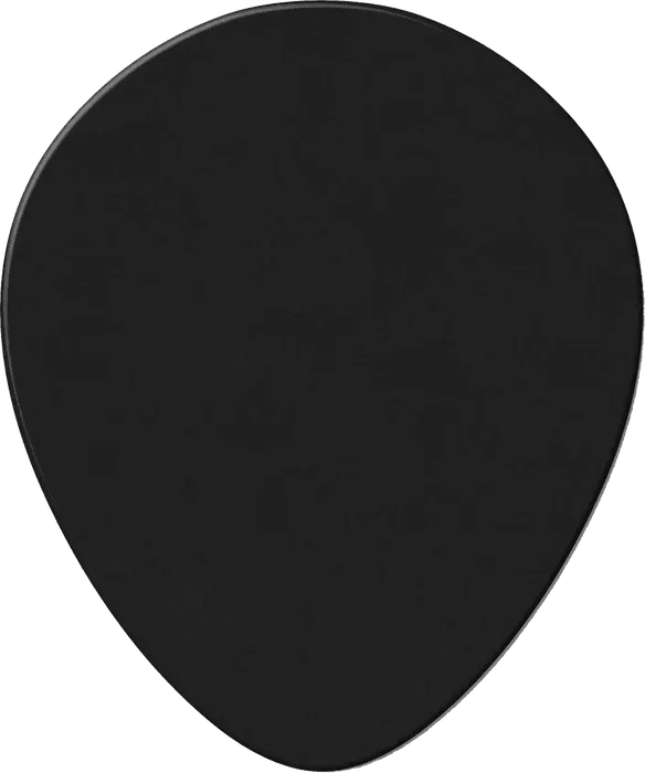 Dunlop Púas Guitarra Genuine Celluloid Teardrop Negro Thin Pack 12 Ud