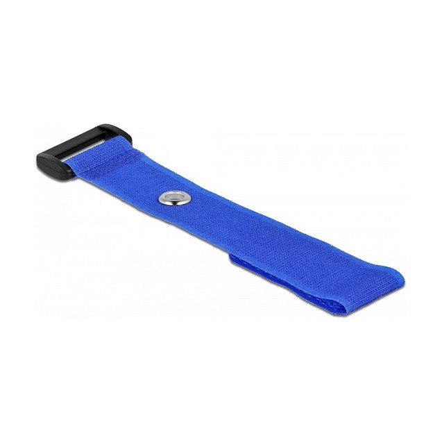DeLOCK Bridas de cable con lazo y ojal de sujeción Azul 190 x 25 mm (5 piezas)