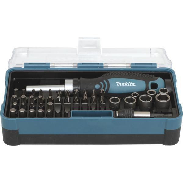 Makita B-36170 Ratchet + Bit Set 47 piezas